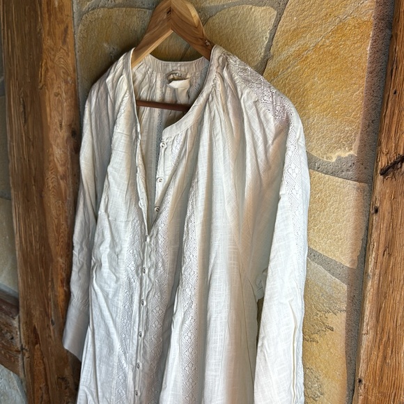 Spell Serendipity Lace Button Through Dress in Jasmine - Picture 13 of 16